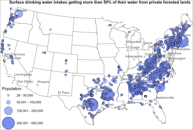 Future Water Supply Depends on Forested Lands